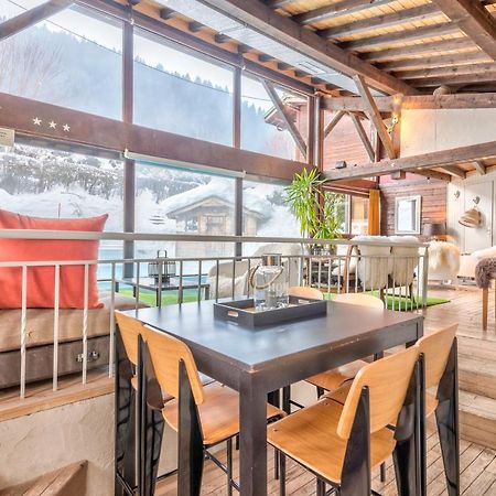 Hotel La Chaumiere Morzine Bagian luar foto